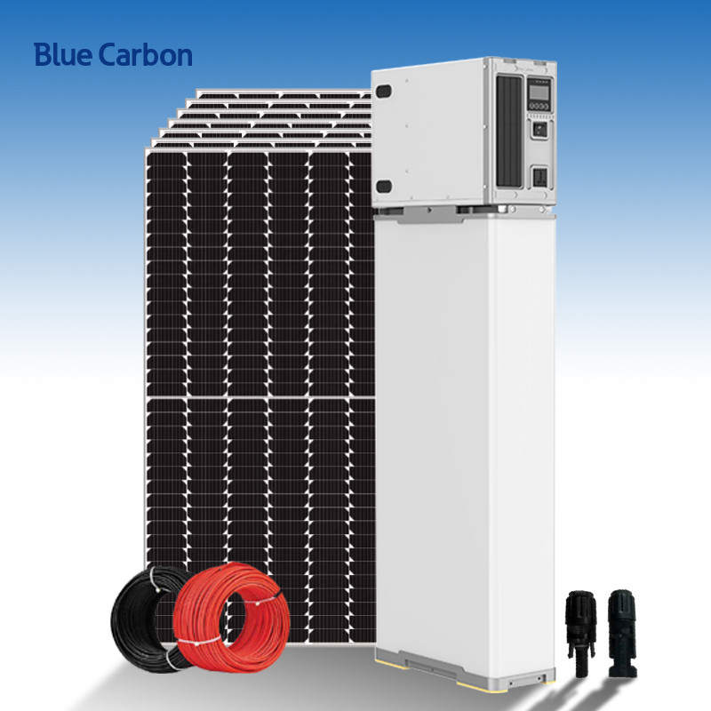 Blue Carbon High Efficiency 15kWh Solar Storage System Commercial Built-in BMS 220V Off Grid System